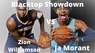 NBA 2K 20 Blacktop Showdown Ja Morant vs Zion Williamson(CRAZY ANKLE BREAKER!!!!)