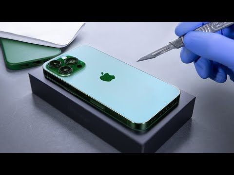 iPhone 13 Pro Green Unboxing and Camera Test - ASMR