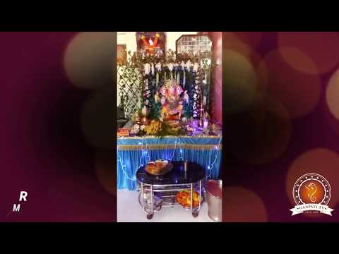 Rahul Shetty Home Ganpati Decoration Video