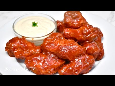 Alitas de Pollo en Salsa BBQ ricas, faciles y rapidas