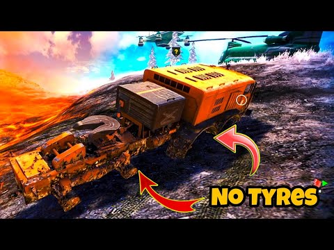 US Army Cargo Helicopter Rescued Super Heavy KET-T Truck - Off The Road Unleashed | Nintendo Switch