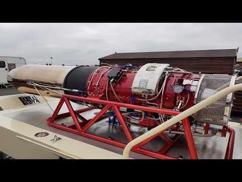 Santa Pod Flame & Thunder 2017 - Oklahoma Willy Jet Bus