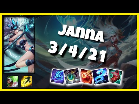 Janna Challenger Gameplay S11 Replay 11.2 Support (3/4/21) - BR