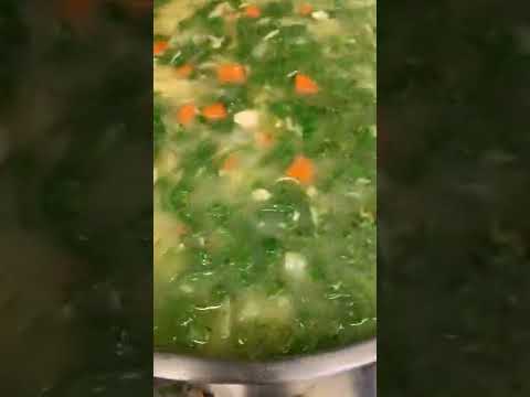 What’s Cooking Today? Lemon Chicken, Orzo, & Kale soup!