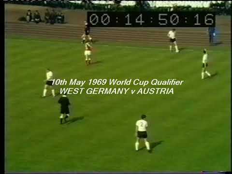 10/05/1969 World Cup Qualifyer WEST GERMANY v AUSTRIA