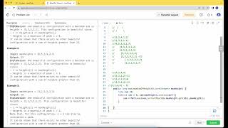 YouTube video 'Leetcode 2865 Beautiful Towers I'