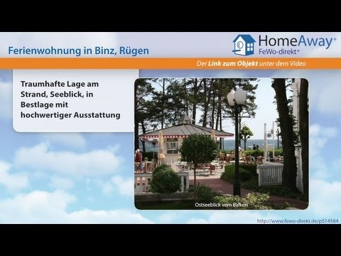Binz: Traumhafte Lage am Strand, Seeblick, in Bestlage mit hochwertiger - FeWo-direkt.de Video