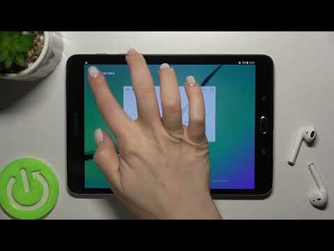 How to Add or Remove Home Screen Widgets on SAMSUNG Galaxy Tab S2 - Manage Widgets