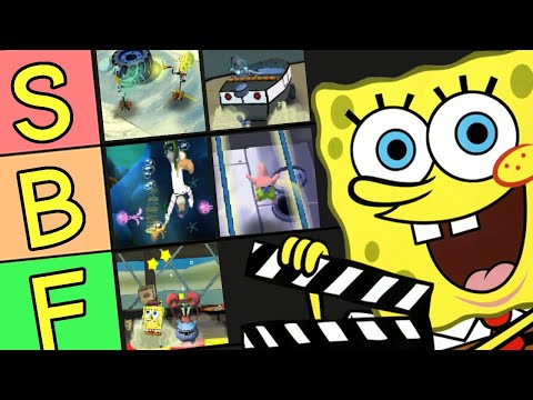 SpongeBob SquarePants: Lights, Camera, Pants! Minigame TIER LIST