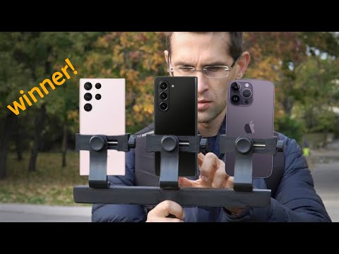 Samsung Galaxy Z Fold 5 Vs iPhone 14 Pro Max Vs Galaxy S23 Ultra Camera Test Comparison!