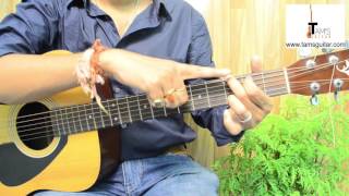 Behind blue eyes guitar lesson (Limp Bizkit) picking pattern (www.tamsguitar.com)