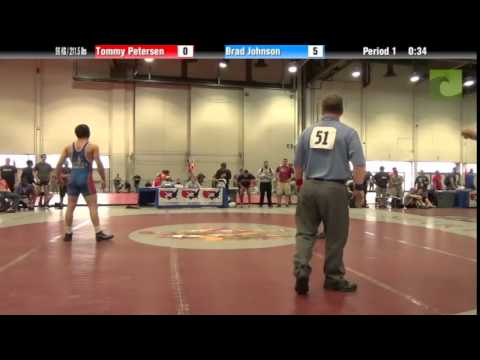 Men 96 KG / 211.5 lbs - Tommy Petersen vs. Brad Johnson