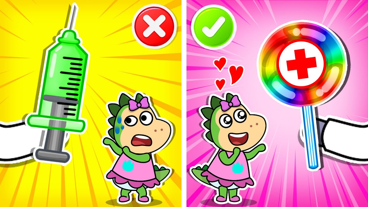 😨Sparkle got the Dragon Flu!! 🤧but She’s Scared of the Hospital! 🏥 Stories for Kids by Fire Spike 🔥