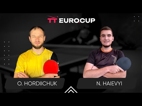 18:00 Oleksandr Hordiichuk - Nazarii Haievyi 18.02.2024 TT Euro.Cup Ukraine Master. TABLE 3