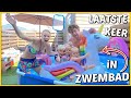LAATSTE KEER iN ONS ZWEMBAD OP BLOEDHETE ZOMERDAG ? ? | Bellinga Vlog #1860