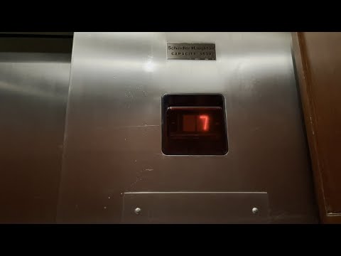 Last Ride! Schindler Haughton M-Series Traction Elevators @ 500 E Broward Blvd - Fort Lauderdale, FL