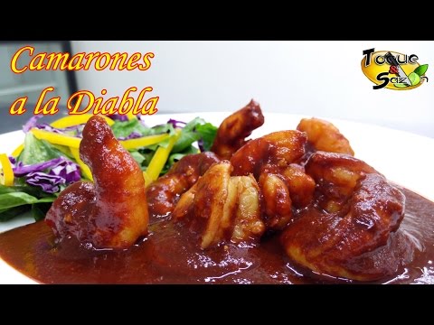 Camarones a la Diabla "paso a paso" (TOQUE Y SAZÓN) Devil Shrimp