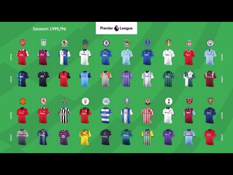 FA Premier League Kits - 1995/96