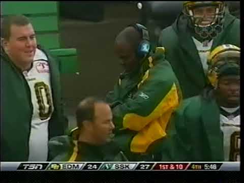 CFL 2009 EDMONTON ESKIMOS AT SASKATCHEWAN ROUGHRIDERS