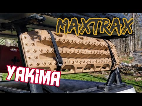 Perfect Maxtrax mount! Yakima Recovery Board kit on Colorado ZR2