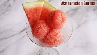 3-Ingredient Watermelon Sorbet