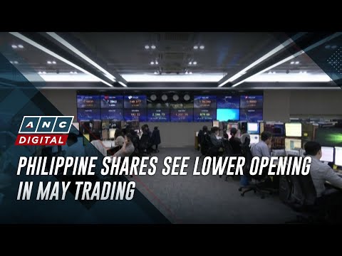Philippine shares see lower opening in May trading