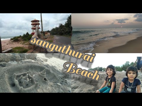 Beach video_Fun time with Jessica & Jennita Sharon at Sanguthurai Beach, Kanyakumari.🚣