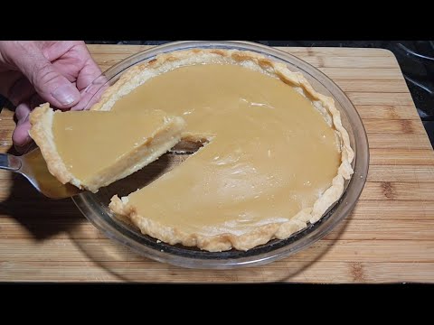 Butterscotch Custard Pie