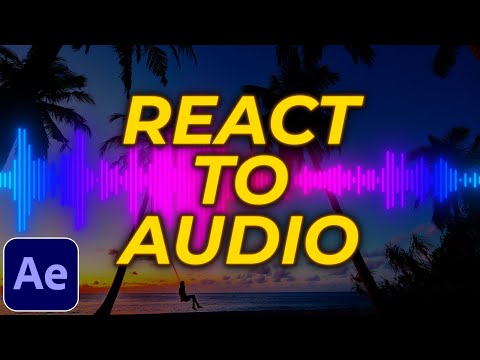 How to Make Anything React to Audio & Music in After Effects | React to Audio Tutorial