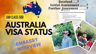 Australia visa application status |Received, Initial Assessment, Embassy Interview |Kaif Malik Vlogs