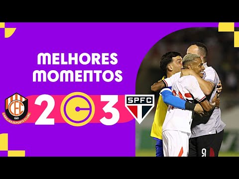 Gols e lances de Carajás x São Paulo