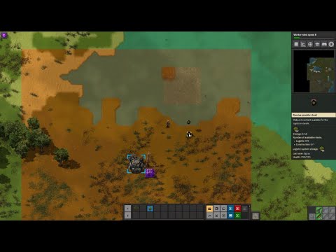 Factorio Feature Spotlight: Batch Building Tiles with Construction Robots (0.17.75)