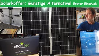 180W Solarkoffer für mehr Autarkie im Wohnmobil von Offgridtec. Erster Test und Eindruck