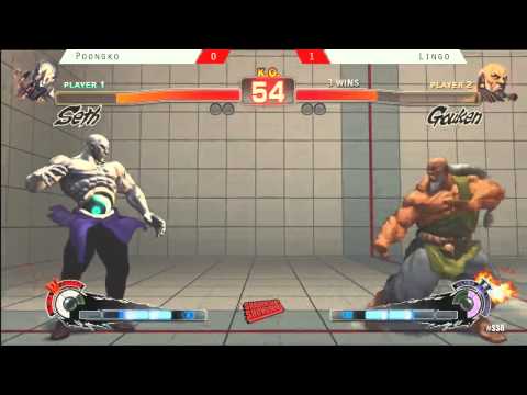 SS6 USF4 Top16 Poongko vs Lingo