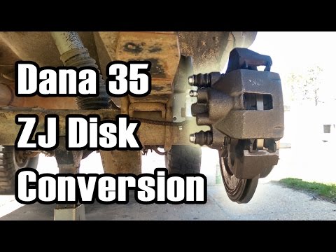 89 Cherokee Dana 35/44 Rear Disk Brake Conversion