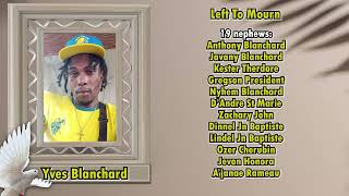 Death Bulletin of Yves Blanchard