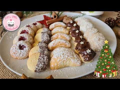 1 Teig= 5 Plätzchen  Mach aus einem Teig fünf verschiedene Plätzen #Weihnachten #Plätzchen #backen