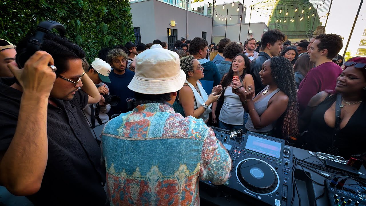 JTVK B2B LABEL at the The Hibernia Bank | Rooftop DJ Set | Tech / Bass / House