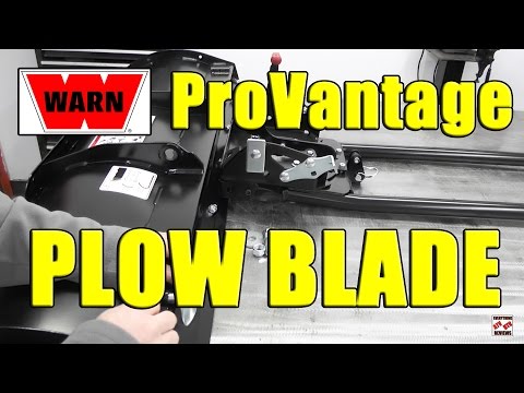 WARN ProVantage ATV Snow Plow Blade INSTALL - 78950 78954 or 78960