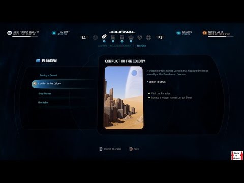 Mass Effect: Andromeda Walkthrough (PS4) (Blind) Part 73 - Hardcore - Exploring Elaaden