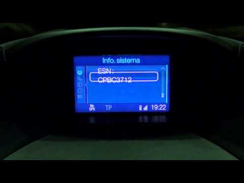 Ford Kuga. Modelo 2013. Ajustes e información. Navegador SD SONY
