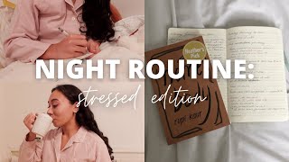 Destress University Night Routine //  how to feel less anxious, crappy, overwhelmed, stressed