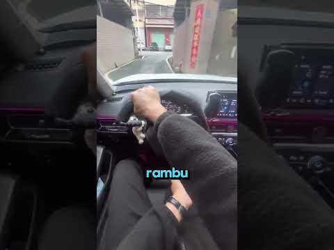 beginilah cara belajar mobil di china !