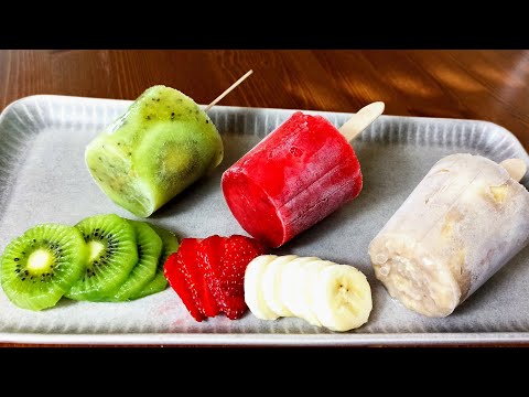 How to make Sugar free ice cream - Homemade fruity popsicle stick