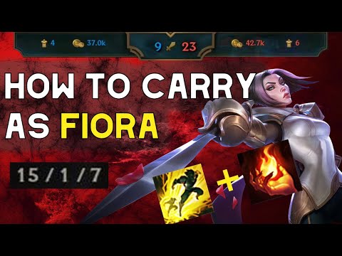 HOW TO CARRY AS FIORA IN SEASON 10 - COMMENTARY