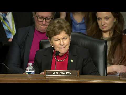At Senate Armed Services Committee Hearing, Shaheen Questions Secretary Hegseth, Chairman Caine