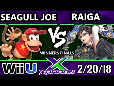 S@X 242 Smash 4 - Seagull Joe (Diddy Kong, Sonic) Vs. Raiga (Bayonetta) - SSB4 Winners Finals