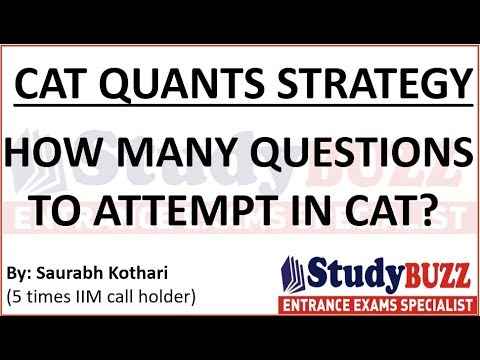 CAT quants strategy- How many questions to attempt in CAT exam?