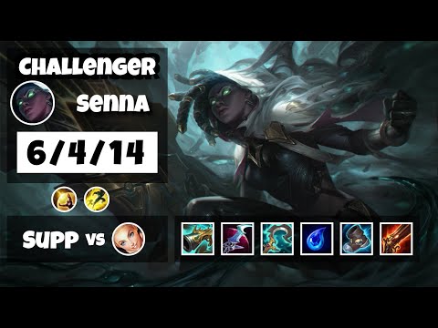 Senna Challenger Gameplay S11 Replay 11.11 Support (6/4/14) - EU