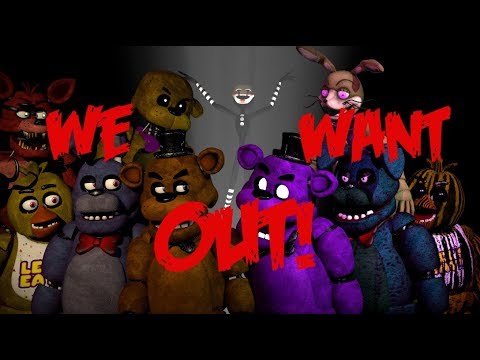[FNAF/SFM] FNAF SONG "WE WANT OUT" (Special 500 subs)